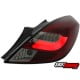 LAMPY TYLNE LED OPEL CORSA D 06-10 3D CZERWONE / DYMIONE