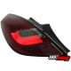 LAMPY TYLNE LED OPEL CORSA D 06-10 3D CZERWONE / DYMIONE