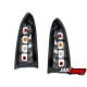 LAMPY TYLNE OPEL ASTRA G CARAVAN 98-04 CZARNE
