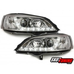 REFLEKTORY OPEL ASTRA G 98-04 CHROM