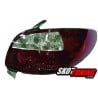 LAMPY TYLNE PEUGEOT 206 98-10 CZERWONE / PRZEŹROCZYSTE