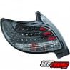 LAMPY TYLNE LED PEUGEOT 206 98-05 CZARNE