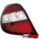 LAMPY TYLNE LED RENAULT CLIO 05-09 CZERWONE / PRZEŹROCZYSTE