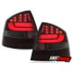 LAMPY TYLNE LED SKODA OCTAVIA 1Z LIM. 04-08 CZERWONE / DYMIONE