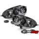 REFLEKTORY VW GOLF V 03-07 GTI LOOK CZARNE XENON