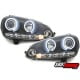 REFLEKTORY CCFL VW GOLF V 03-09 CZARNE Z RINGAMI