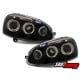REFLEKTORY VW GOLF V 03-09 CZARNE Z RINGAMI