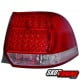 LAMPY TYLNE LED VW GOLF V/VI VARIANT 03.07+ CZERWONE / PRZEŹROCZYSTE