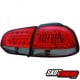 LAMPY TYLNE LED VW GOLF VI 08-12 CZERWONE / DYMIONE