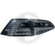 LAMPY TYLNE LED VW GOLF VII +1 GTI LOOK CZARNE