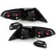 LAMPY TYLNE LED VW GOLF VII +13 GTI LOOK CZARNE / DYMIONE