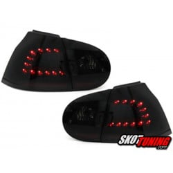 LAMPY TYLNE LED VW GOLF V 5 03-09 CZARNE/DYMIONE