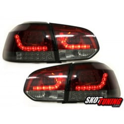 LAMPY TYLNE LED VW GOLF VI CZERWONE/DYMIONE