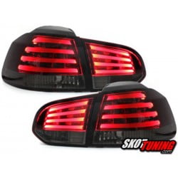 LAMPY TYLNE LED VW GOLF VI CZERWONE/DYMIONE