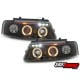 REFLEKTORY VW PASSAT 3B 96-00 CZARNE RINGI LIGHTBAR