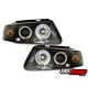 REFLEKTORY VW PASSAT 3B 96-00 CZARNE RINGI