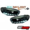 DRL REFLEKTORY VW SCIROCCO 08-14 CZARNE