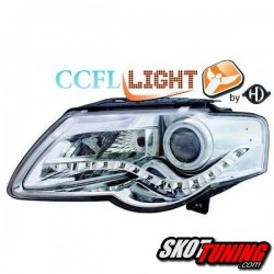 REFLEKTORY CCFL VW PASSAT 3C B6 05-10 CHROM