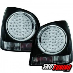 LAMPY TYLNE LED VW POLO 9N 3+5D 01-09 CZARNE