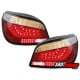LAMPY TYLNE LED BMW 5 E60 04-07 CZERWONE / PRZEŹROCZYSTE LIGHTBAR