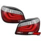 LAMPY TYLNE LED BMW 5 E60 04-07 CZERWONE / PRZEŹROCZYSTE LIGHTBAR
