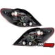 LAMPY TYLNE LED PEUGEOT 207 06-05.09 CZERWONE/DYMIONE