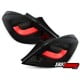LAMPY TYLNE LED OPEL CORSA D 06-08 3D CZARNE / DYMIONE