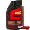 LAMPY TYLNE LED VW TRANSPORTER T5 03-09 CZERWONE / DYMIONE Z KIERUNKOWSKAZEM LED