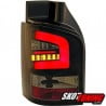 LAMPY TYLNE LED VW TRANSPORTER T5 03-09 CZARNE / DYMIONE Z KIERUNKOWSKAZEM LED
