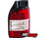 LAMPY TYLNE LED VW T5 03-09 CZERWONE / PRZEŹROCZYSTE