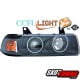 REFLEKTORY CCFL BMW E36 SEDAN 90-99 CZARNE