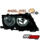 REFLEKTORY BMW E46 SEDAN / TOURING 01-05 CZARNE