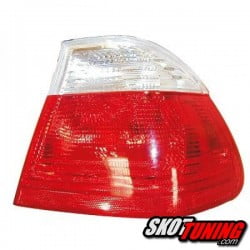 LAMPY TYLNE BMW E46 SEDAN 98-01 CZERWONE / PRZEŹROCZYSTE