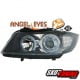 REFLEKTORY BMW 3 E90 05-08 CZARNE KIERUNKOWSKAZ LED