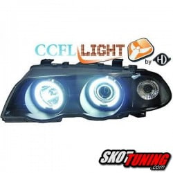 REFLEKTORY CCFL BMW E46 SEDAN / KOMBI 98-01 CZARNE
