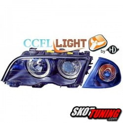 REFLEKTORY CCFL BMW E46 SEDAN / KOMBI 98-01 CZARNE