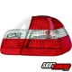 LAMPY TYLNE LED BMW E46 SEDAN 98-01 CZERWONE / PRZEŹROCZYSTE