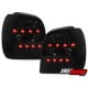 LAMPY TYLNE LED VW POLO 6N 95-97 CZARNE/DYMIONE
