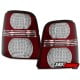 LAMPY TYLNE LED VW TOURAN 2003+ CZERWONE / PRZEŹROCZYSTE