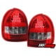LAMPY TYLNE LED OPEL CORSA B 03.93-03.01 CZERWONE/PRZEŹROCZYSTE