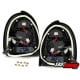 LAMPY TYLNE LED OPEL CORSA B 03.93-03.01 CZARNE/DYMIONE
