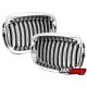 ATRAPA PRZEDNIA GRILL BMW 3 E46 COUPE / CABRIO 02-03 CHROM