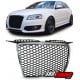 ATRAPA GRILL TUNING AUDI A3 8P 05-08 CHROM / CZARNA