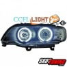 REFLEKTORY CCFL BMW X5 99-03 E53 CZARNE