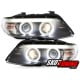 REFLEKTORY CCFL BMW X5 04-06 E53 2 RINGI POZYCYJNE CZARNE XENON