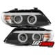 REFLEKTORY CCFL BMW X5 04-06 E53 2 RINGI POZYCYJNE CZARNE XENON