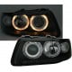 LAMPY PRZEDNIE Z RINGAMI AUDI A3 8L 00-03 CZARNE