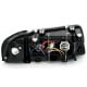 LAMPY PRZEDNIE Z RINGAMI AUDI A3 8L 00-03 CZARNE