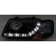 LAMPY PRZEDNIE AUDI A3 8L 09.96-08.00 CZARNE