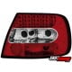 LAMPY TYLNE LED AUDI A4 B5 SEDAN 94-10.00 CZERWONE / PRZEŹROCZYSTE